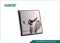 Bouton populaire de sortie de porte d'acier inoxydable avec la clé pour le système de sécurité de porte