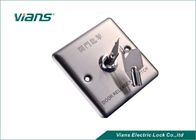 Bouton populaire de sortie de porte d'acier inoxydable avec la clé pour le système de sécurité de porte