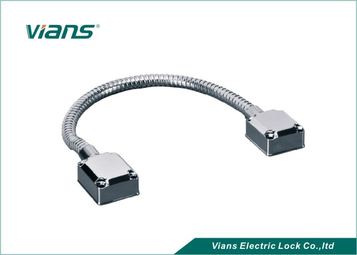 Electric Power flexible transfèrent l'acier inoxydable de câble de boucle de porte avec l'extrémité en métal