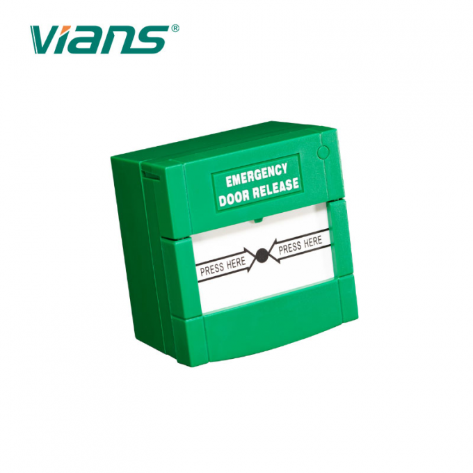 Commutateur urgent réglable en verre de plaquette de déverrouillage de porte de secours avec la couverture 0