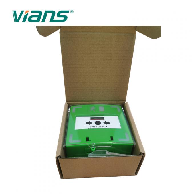 Vert en verre de commutateur de libération de porte de Polonais d'indicateurs de coupure triple de secours 1