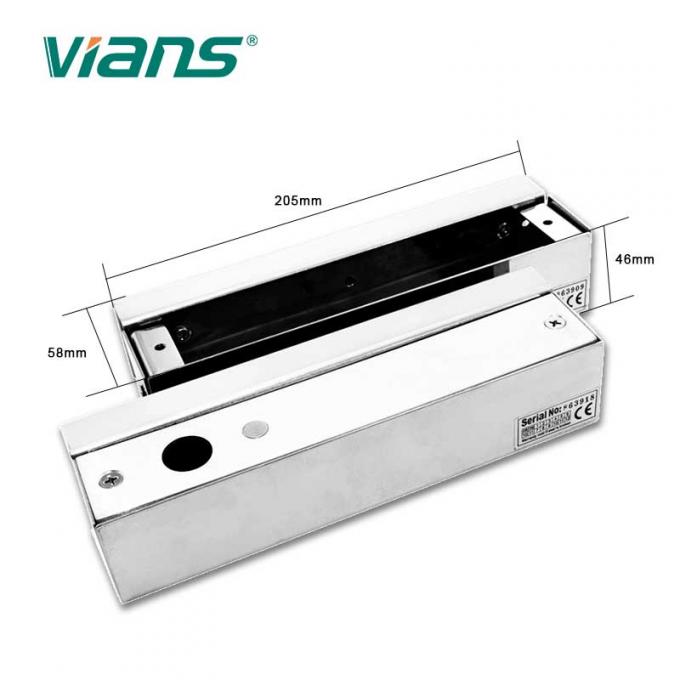 La serrure de boulon d'acier inoxydable d'Electonic encadre pour la porte en verre Frameless 0