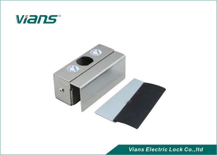 Petit support en verre étroit en acier de porte pour la serrure électrique de boulon