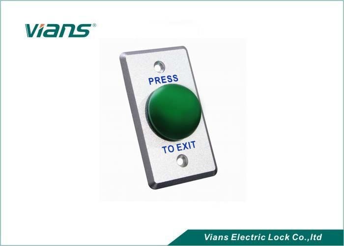 Le rectangle a formé le commutateur de poussée adapté aux besoins du client par bouton vert de sortie de la porte IP50